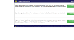 Desktop Screenshot of excelcentral.com